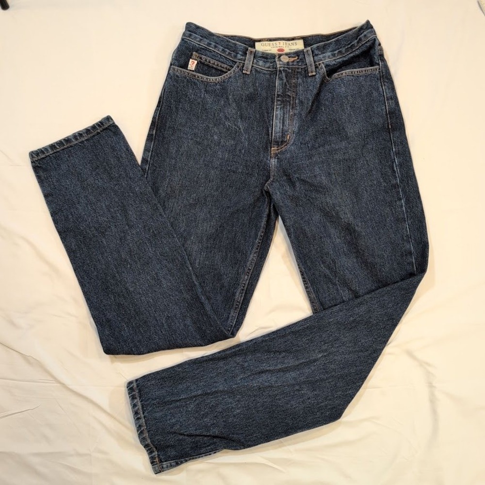 Vintage Guess Jeans Mens 32 Original Fit 050 Narrow Leg Blue Denim 1050 LG